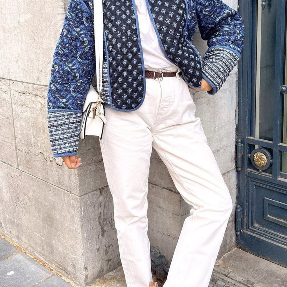 Paisley Patchwork Quilted Coat - image 2